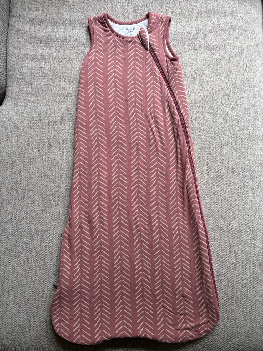 Kyte BABY Herringbone Dusty Rose Sleep Sack 1.0 tog